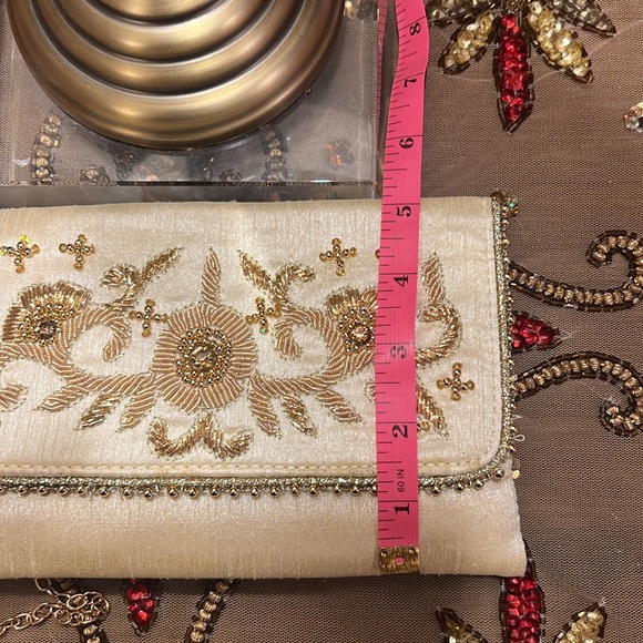 💥HOST PICK💥 NWOT- Vintage Beaded and Stitched Evening Bag/Clutch/Crossbody - Picture 5 of 5